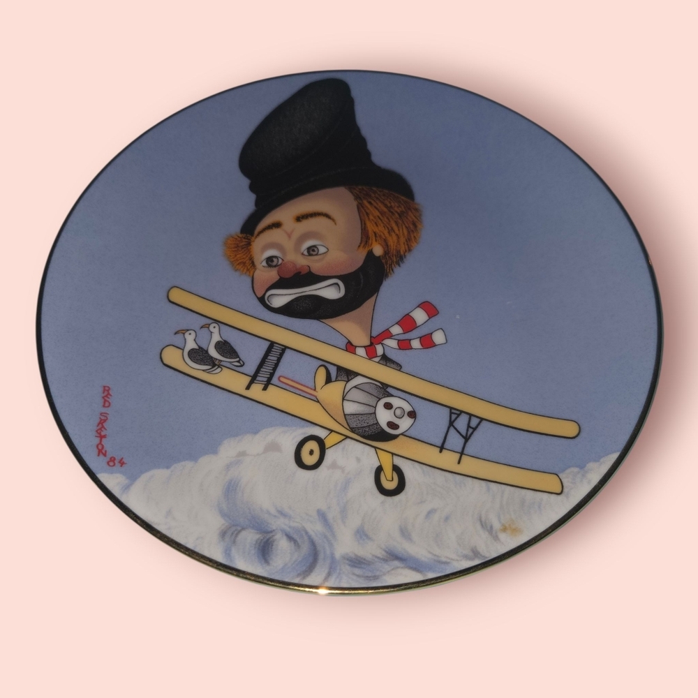 2X Gertrude & Heathcliffe & Captain Freddie Collector's Plates